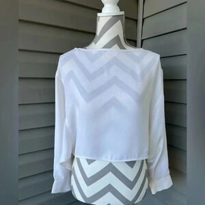 Club Monaco 100 Silk Top Sz S